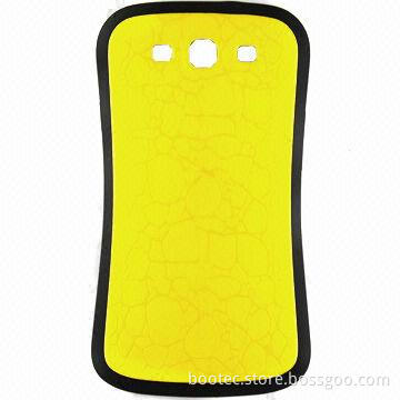 Stone Grain and Water Grain Samsung S3 Case/Cover with IMD Technology, Easy to Get Dirty